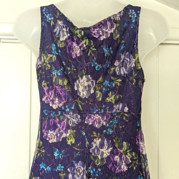 VTG Necessary Objects 90sY2K Mesh Lace Feminine Fairycore Whimsigoth Dress S - Picture 6 of 8